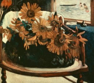 Zonnebloemen in een Fauteuil I