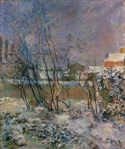 Tuin in de sneeuw, 1883