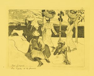 Heuschrecken und Ameisen: Ein Souvenir aus Martinique door Paul Gauguin
