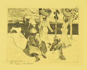 Sprinkhanen en mieren: Een souvenir van Martinique, 1889 door Paul Gauguin
