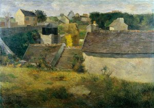 Huizen in Vaugirard door Paul Gauguin