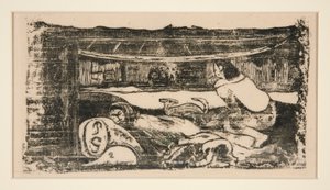 Interieur van een hut