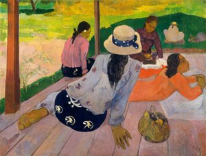 La Sieste door Paul Gauguin