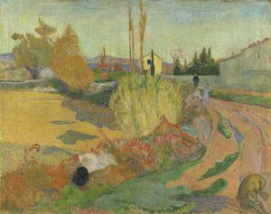 Landschap bij Arles, 1888