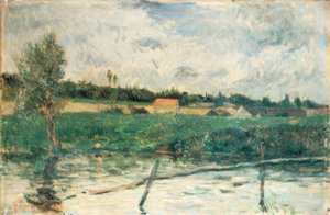 Landschap in Bretagne door Paul Gauguin