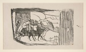 De Calvarieberg van Bretagne door Paul Gauguin