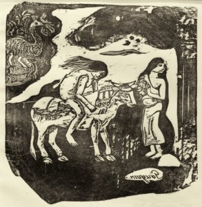 De ontvoering van Europa door Paul Gauguin
