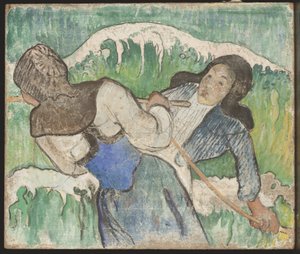 Les Pêcheuses de goëmon, ca. 1888-90 door Paul Gauguin