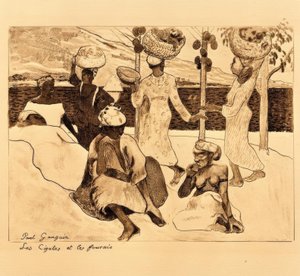 De krekels en de mieren door Paul Gauguin
