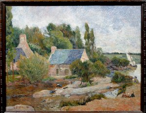 Wasvrouwen bij Pont Aven door Paul Gauguin