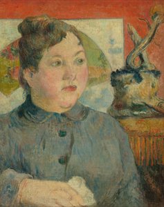 Madame Alexandre Kohler, 1887-1888 door Paul Gauguin