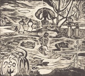 Mahana Atua Het voedsel van de goden door Paul Gauguin