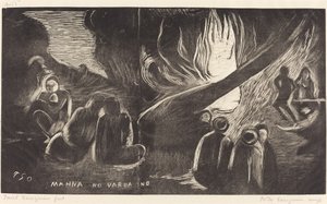 De duivel spreekt door Paul Gauguin