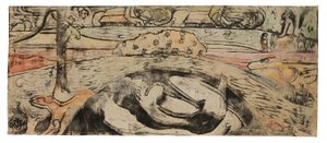 Manao tupapau (Zij denkt aan de geest of De geest denkt aan haar) door Paul Gauguin