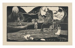 Maruru (Aanbiedingen van dankbaarheid), uit de Noa Noa Suite door Paul Gauguin