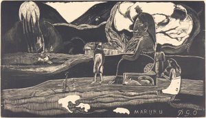 Maruru (Dank je) door Paul Gauguin