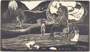 Maruru (Dank je) door Paul Gauguin