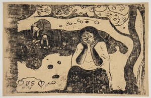 Menselijke ellende door Paul Gauguin