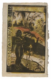 Nave nave fenua (Heerlijk land), uit de Noa Noa Suite door Paul Gauguin