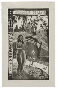 Nave nave fenua (Heerlijk land), uit de Noa Noa Suite door Paul Gauguin