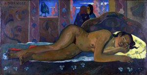 Nevermore door Paul Gauguin