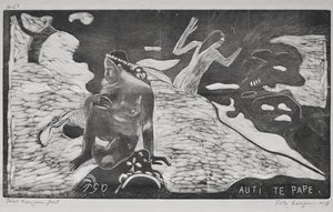 Noa Noa: Vrouwen bij de Rivier Auti Te Pape door Paul Gauguin