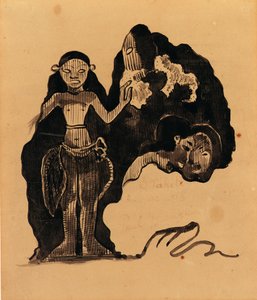 O Tahiti, 1892-93 door Paul Gauguin