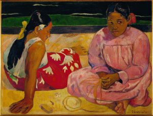 Paul Gauguin / Tahitiaanse vrouwen op het strand door Paul Gauguin