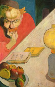 Portret van Jacob Meyer de Haan, 1889 door Paul Gauguin
