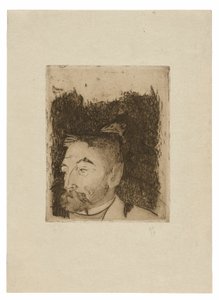 Portret van Stéphane Mallarmé door Paul Gauguin
