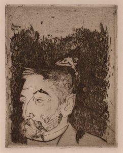 Portret van Stéphane Mallarmé door Paul Gauguin