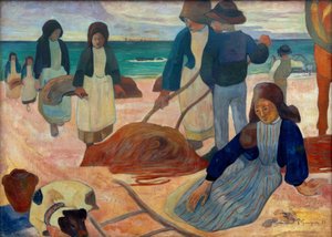 Tangverzamelaars II (Bretonse tangverzamelaars II) door Paul Gauguin