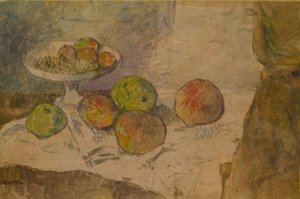 Stilleven met fruitschaal