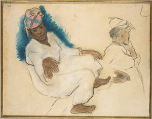 Studie van Martinique vrouwen, c.1887