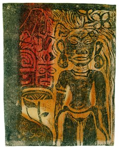 Tahitische Afgod, 1894-1895