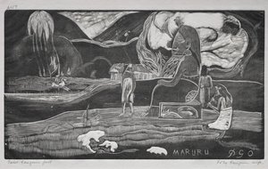 Tahitische Serie: Aanbidding door Paul Gauguin