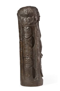 Tahitische totem naar Christus aan het kruis, na 1894 door Paul Gauguin