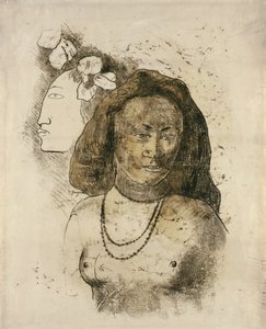 Tahitische Vrouw met Kwaadaardige Geest L