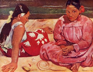 Tahitische Vrouwen, 1936 door Paul Gauguin