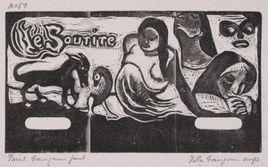 Tahitian en Noa Noa Serie door Paul Gauguin