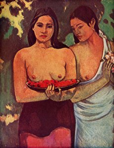 Tahitiennes bij de mango, 1936 door Paul Gauguin