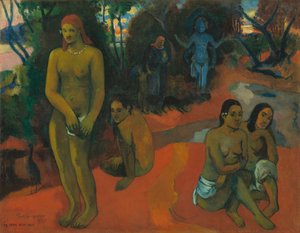 Te Pape Nave Nave (Heerlijke Wateren) door Paul Gauguin