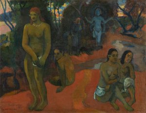Te Pape Nave Nave (Heerlijke Wateren) door Paul Gauguin