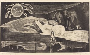 Te Po (De lange nacht) door Paul Gauguin