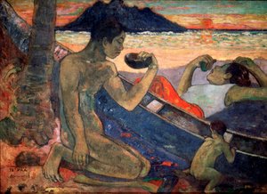 Te Vaa De Kano, 1896 door Paul Gauguin