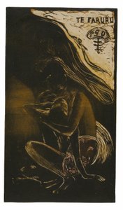 Te faruru (Hier maken we liefde), uit de Noa Noa Suite door Paul Gauguin