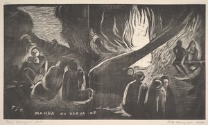 De Duivel Spreekt, 1893-94 door Paul Gauguin
