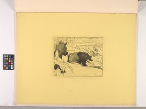 Die Wäscherinnen door Paul Gauguin