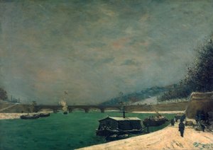 De Seine bij de Pont de Jena, 1875