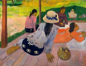 De siësta, ca. 1892-94 door Paul Gauguin